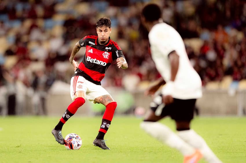Pulgar durante Flamengo x Vasco (Foto: Adriano Fontes/Flamengo)