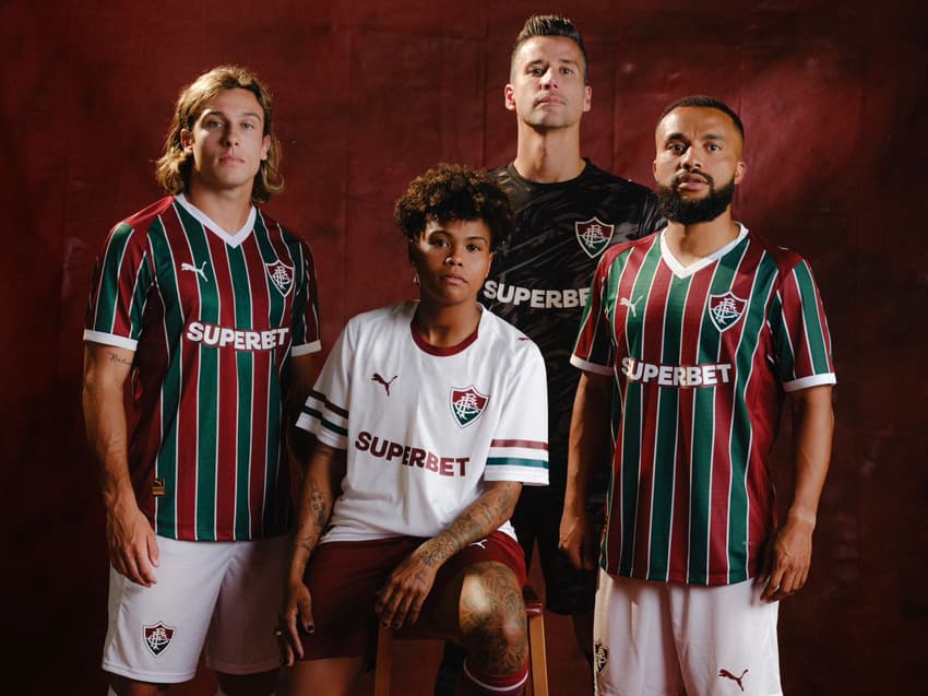 Fluminense apresenta uniformes, agora produzidos pela Puma 