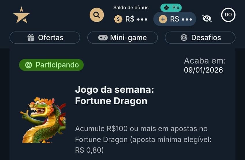 Captura de tela da promoção de giros grátis da Estrela Bet