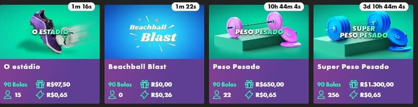 Captura de tela da sala bet365 de bingo online com 90 bolas
