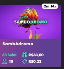  Captura de tela da sala bet365 Sambódromo de bingo online