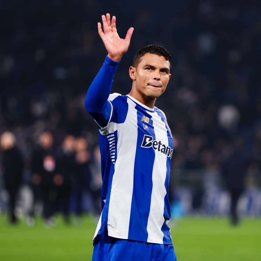 Jogos de hoje: Thiago Silva após a partida entre Porto e Benfica, válida pela Taça de Portugal (Foto: Divulgação/Porto)