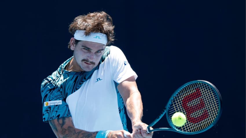 Thiago Wild vence na estreia do Australian Open (Foto: Reprodução)
