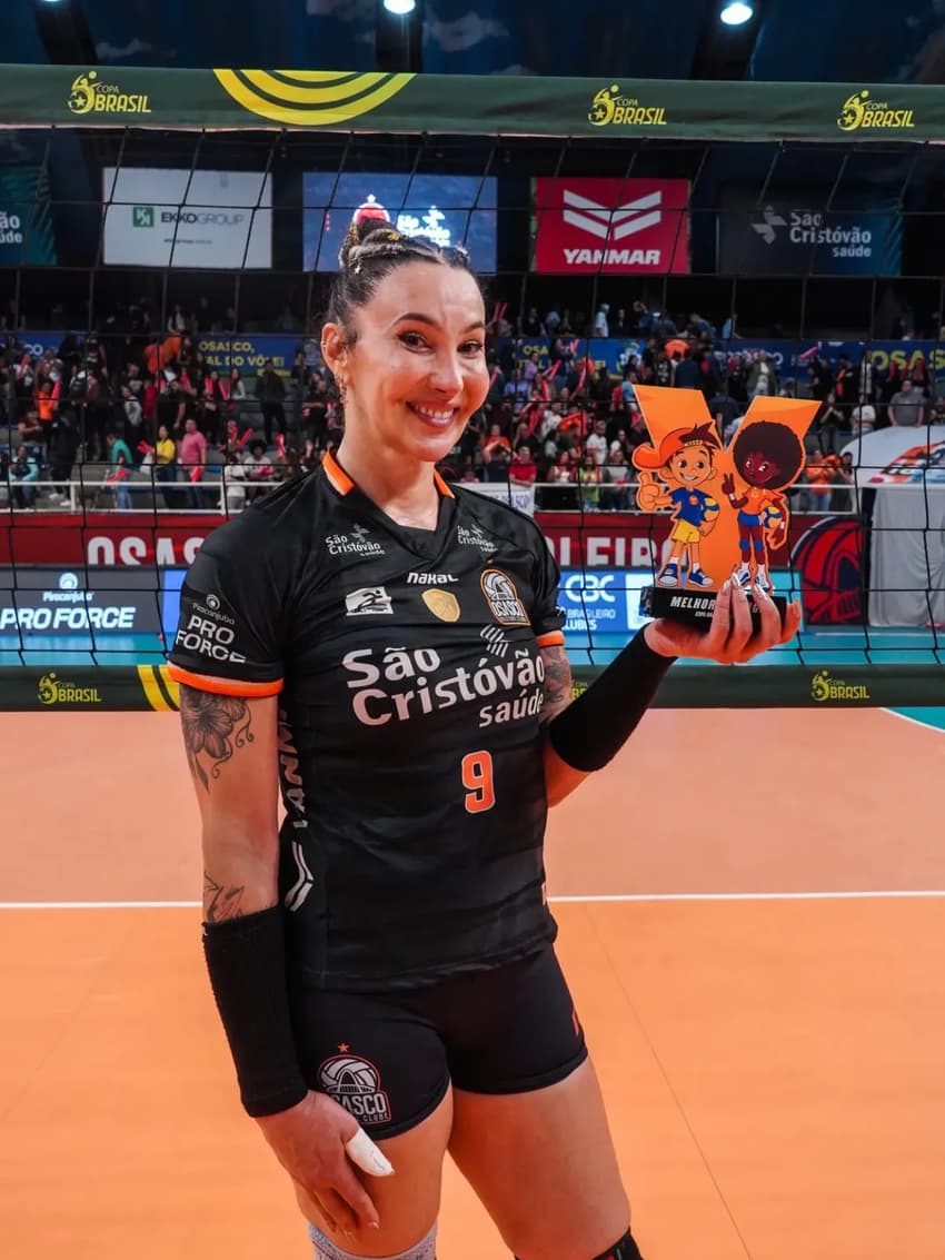 Tifanny foi eleita a melhor jogadora da partida