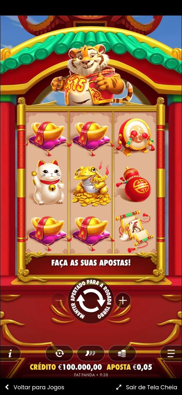 Captura de tela do slot Tigre Sortudo na página oficial da Pragmatic Play.