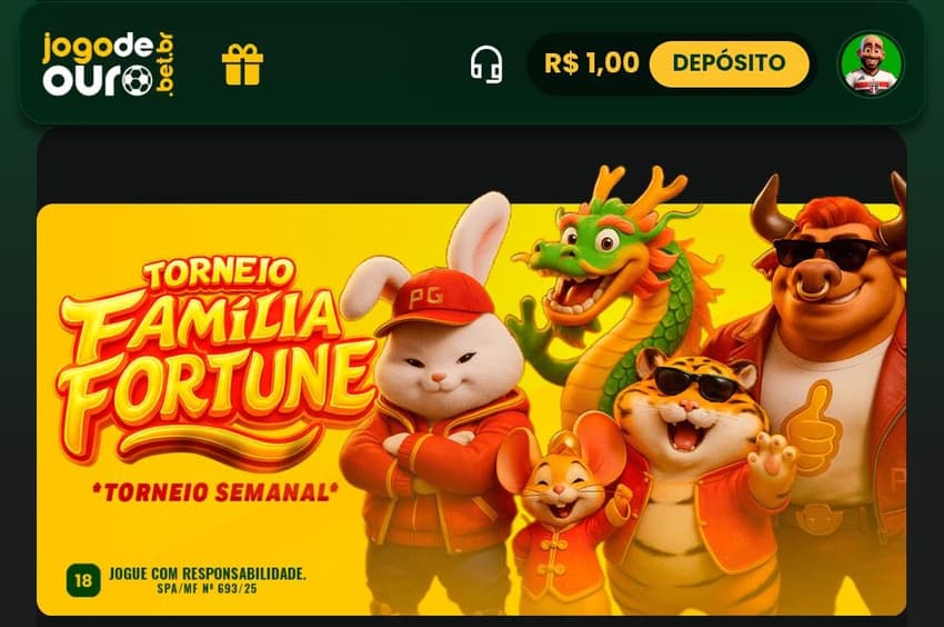 Captura de tela da promoção Torneio Família Fortune no cassino Jogo de Ouro