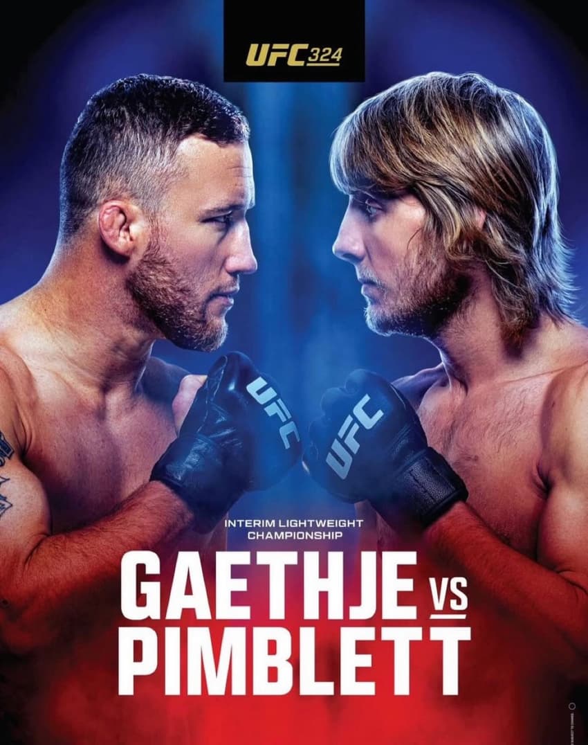 Gaethje e Pimblett fazem luta principal do UFC 324 (Foto: Divulgação UFC)