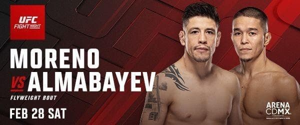 Card oficial do UFC México (Foto: Divulgação)
