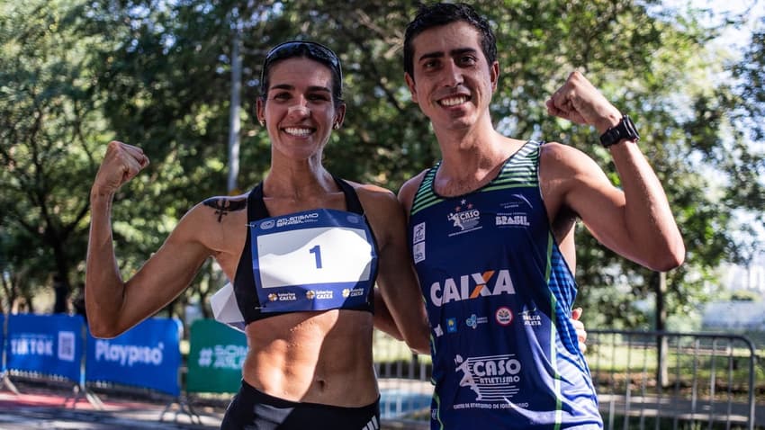 Viviane Lyra e Caio Bonfim disputarão a Copa Brasil de Marcha Atlética