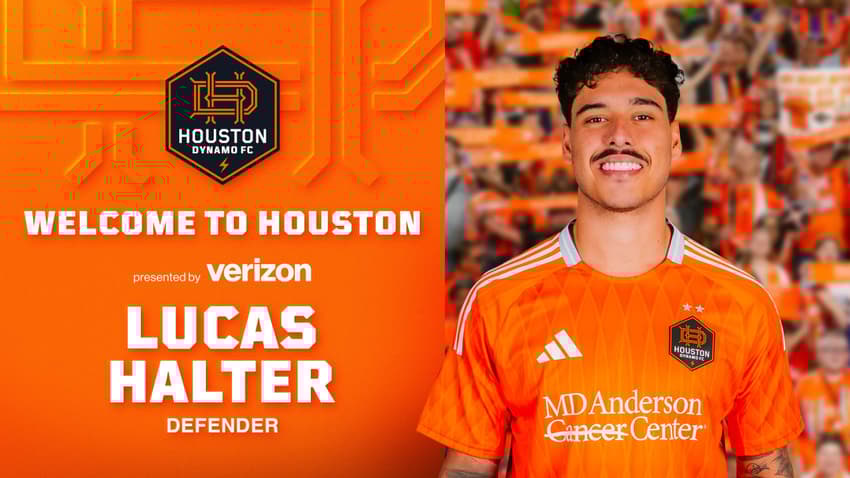 Lucas Halter, ex-Botafogo, foi anunciado pelo Houston Dynamo (Foto: Divulgação)