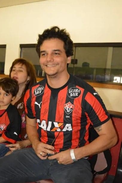 Wagner Moura, torcedor do Vitória (Foto: Reprodução)
