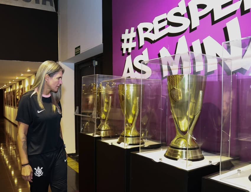 Emily Lima é a nova treinadora do time feminino do Corinthians. (Rodrigo Gazzanel/Corinthians)