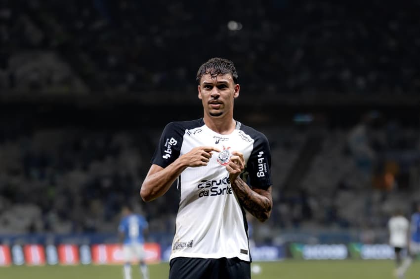 João Pedro Tchoca marcou o gol do empate do Corinthians (Foto: Luan Martins/Agência F8/Gazeta Press)