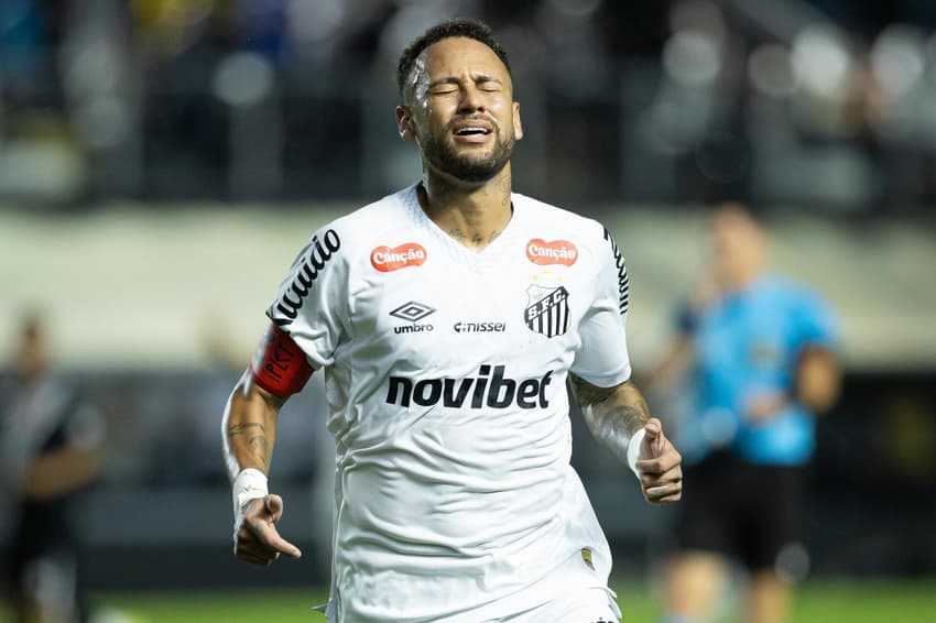 Neymar em Santos x Vasco (Foto: LEO BARRILARI/Gazeta Press)