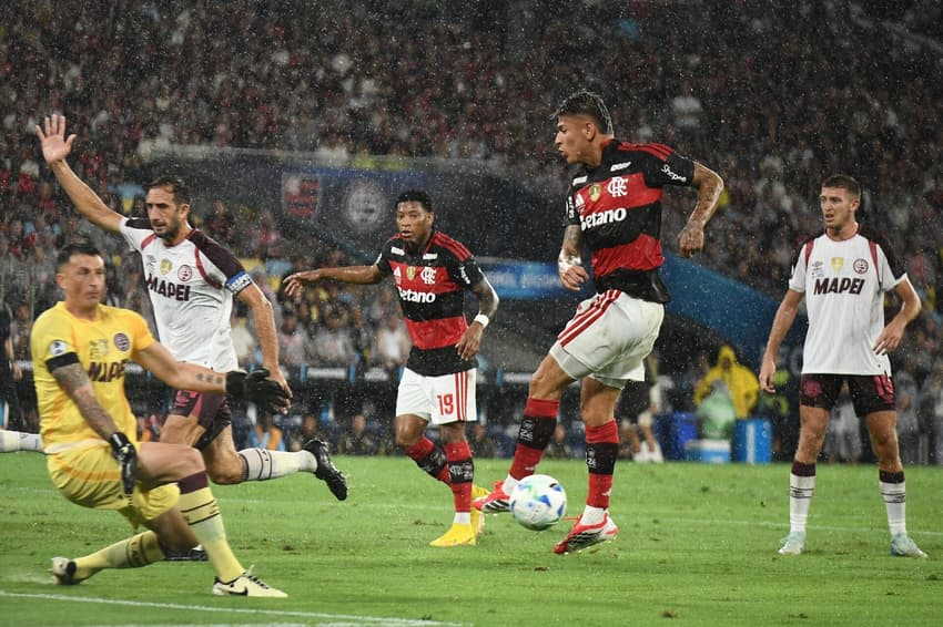 Flamengo x Lanús pela Recopa (Foto: PETER ILICCIEV/AGENCIA ENQUADRAR)