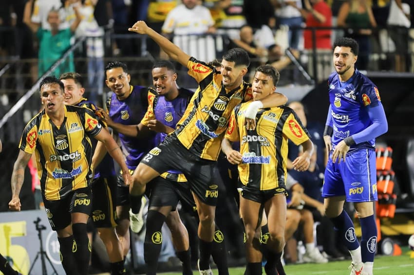 Mayk marcou o gol da vitória do Novorizontino diante do Corinthians (Foto: Jota Arnaldo/RP Fotopress/GazetaPress)