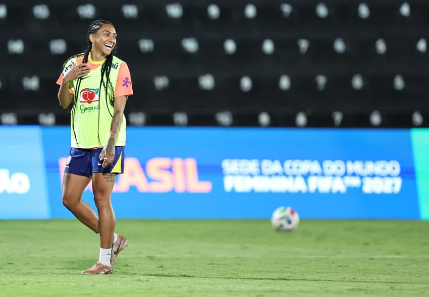 Kerolin durante treino da Seleção Feminina na Costa Rica
Créditos: Lívia Villas Boas/CBF