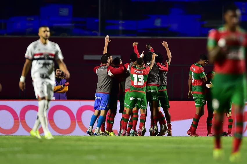 Portuguesa venceu o São Paulo no Morumbis (Foto: Mauro Horita/Ag.Paulistão/SuaFotoNoJogo)