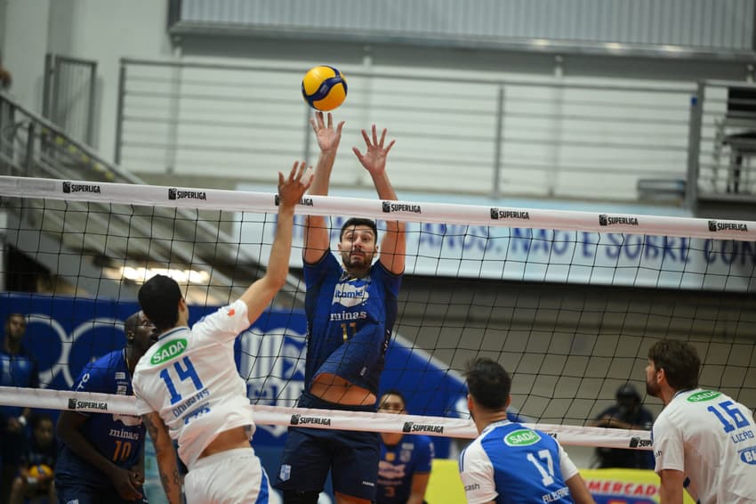 Minas vence Cruzeiro na Superliga Masculina 25/26 (Foto: Divulgação/ Sada Cruzeiro)