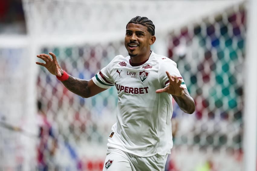 John Kennedy comemora gol contra o Bahia (Foto: MARCELO GONÇALVES / FLUMINENSE F.C.)