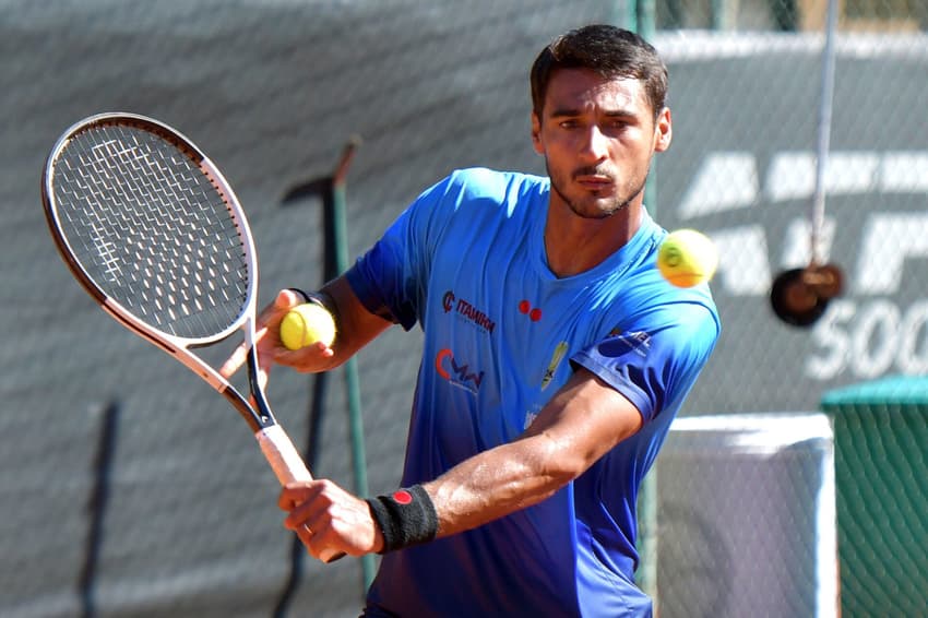 O brasileiro Igor Marcondes, que disputa o qualifying do Rio Open (Foto: João Pires/Fotojump)