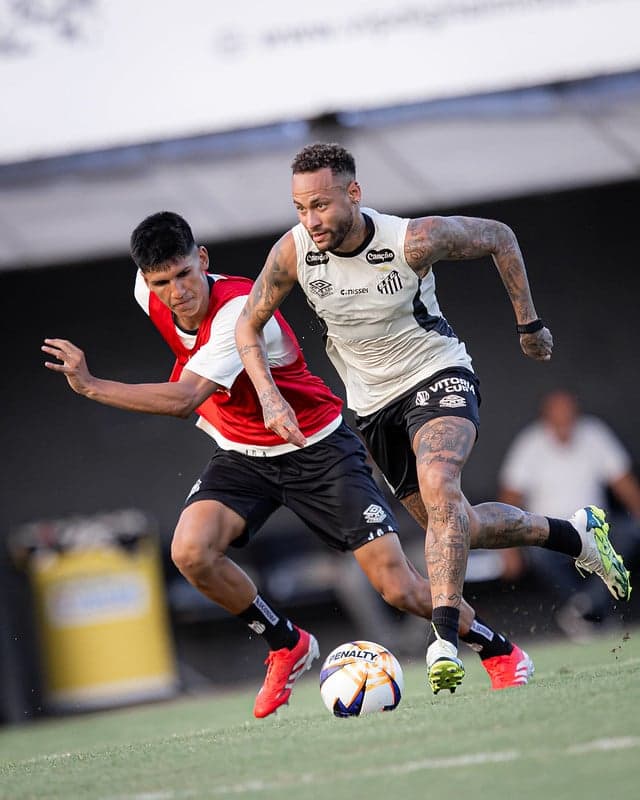 Neymar deverá ser titular do Santos no duelo contra o Velo Clube. (Foto: Raul Baretta/ Santos FC)