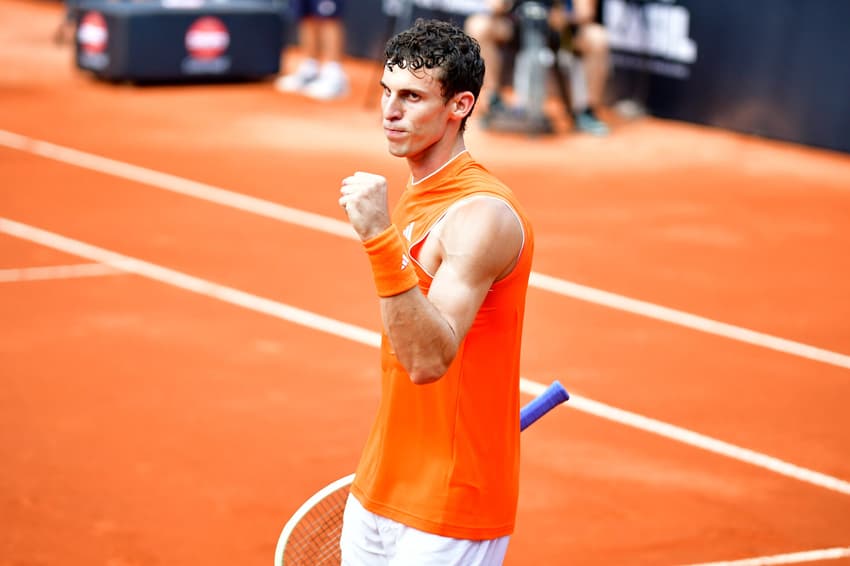 Juan Manuel Cerundolo eliminou o alemão Yannick Hanfmann (Foto: Rio Open / fotojump)