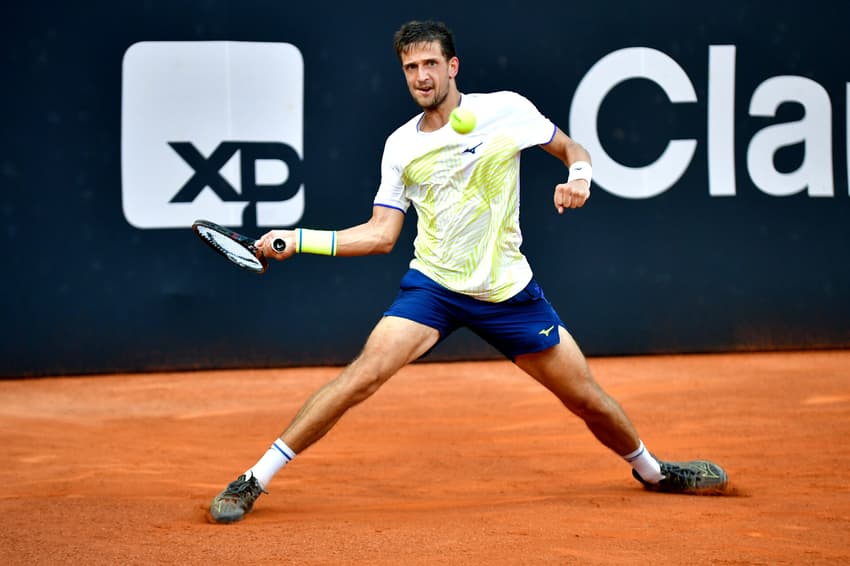 Vit Kopriva eliminou o argentino Roman Andres Burruchaga (Foto: Rio Open / fotojump)