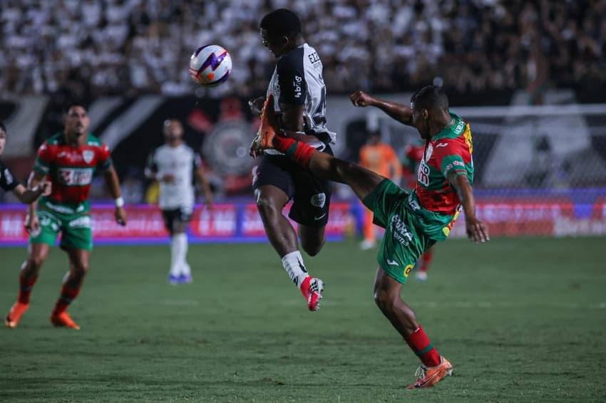 Corinthians eliminou a Portuguesa neste domingo (Foto: Everton Okubo/Agência F8/Gazeta Press) <br><br>