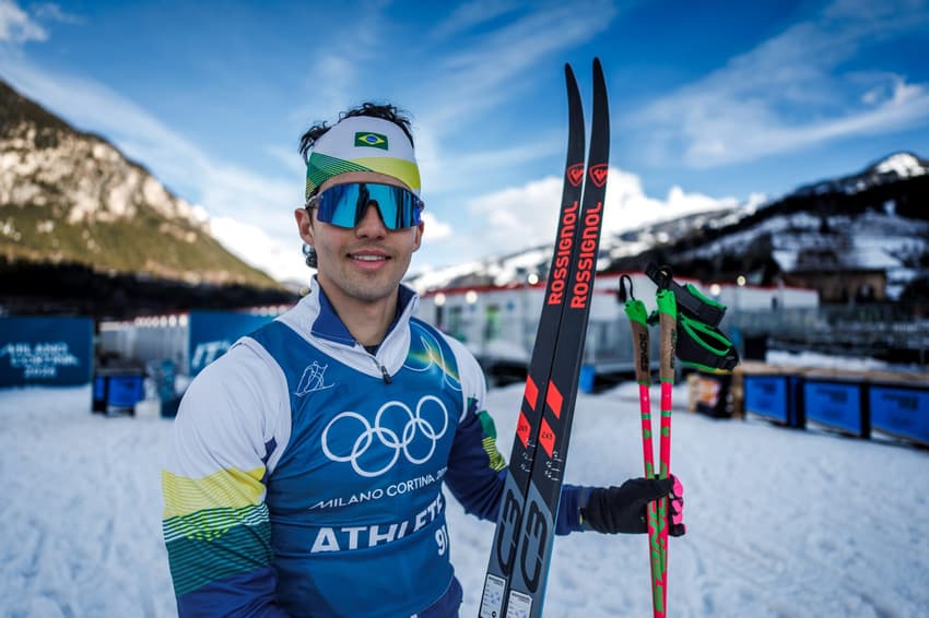 Atleta Brasileiro Manex Silva treinando para a prova de Sprint. Foto: Gabriel Heusi/COB