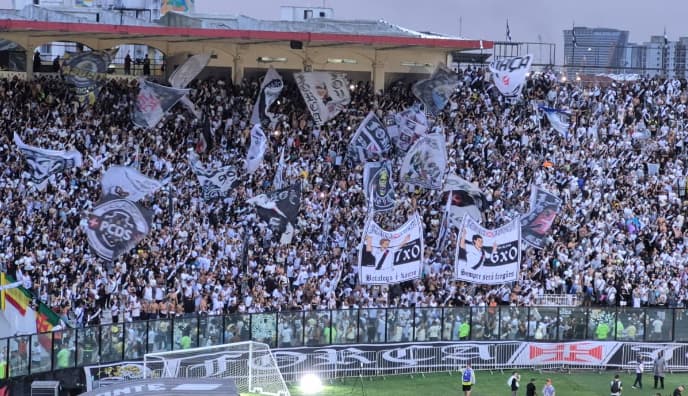 Provocações da torcida do Vasco ao Botafogo (Foto: Leonardo Bessa/Lance!)