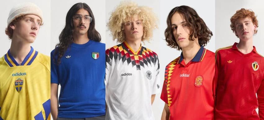 Adidas relança modelos históricos de seleções da Europa (Foto: Reprodução/Adidas/Mantos do Futebol)