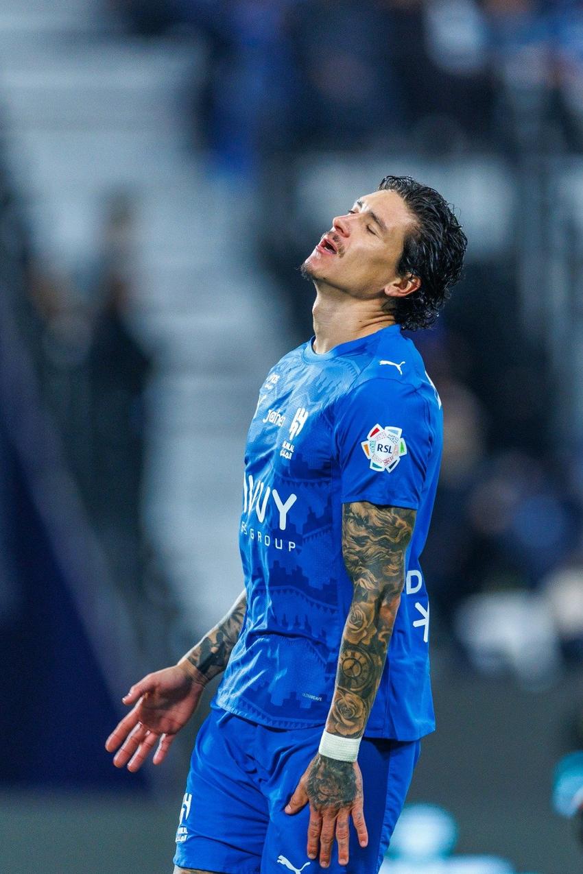 Dawrin Nuñez em ação pelo Al-Hilal (Foto: Reprodução/X)