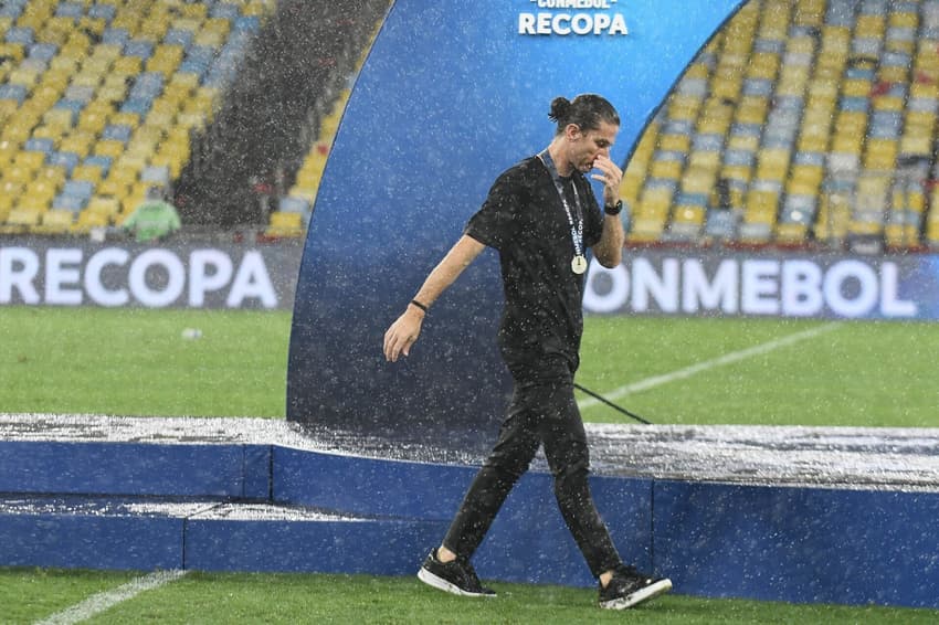 Filipe Luís Flamengo Lanús Recopa