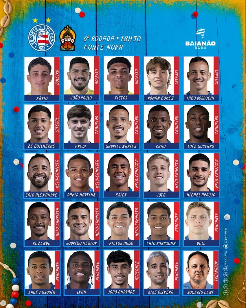 Relacionados do Bahia contra o Porto (Foto: divulgação)