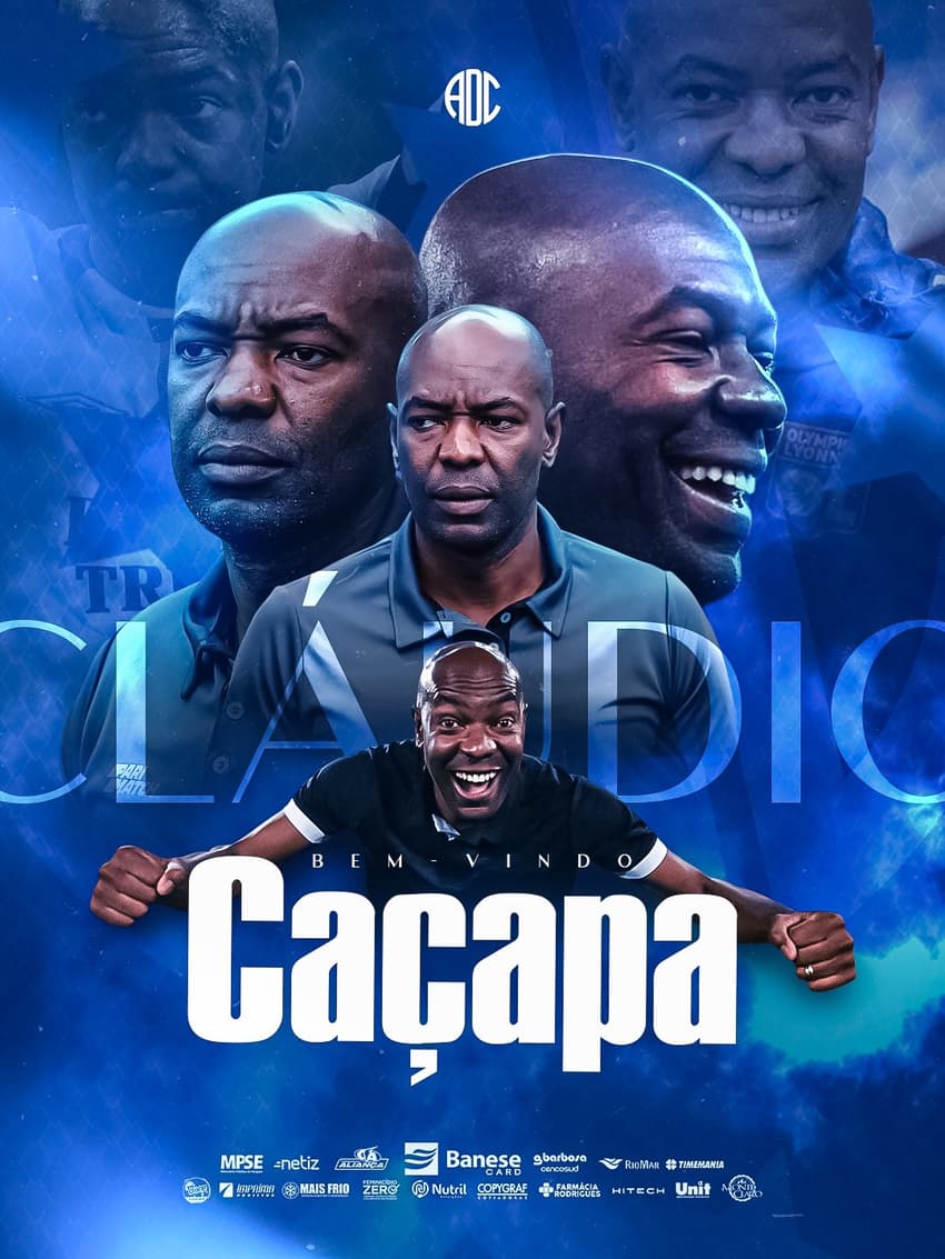 Ex-Botafogo, Cláudio Caçapa é o novo técnico do Confiança (Foto: Divulgação)