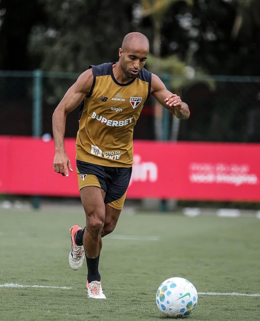 Lucas, atacante do São Paulo