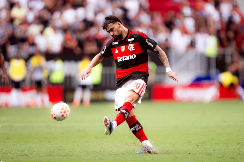 Lucas Paquetá em sua reestreia pelo Flamengo na Supercopa Rei (Foto: Adriano Fontes / Flamengo)