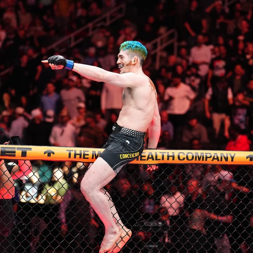 Melquizael Costa vence americano no UFC (Foto: Reprodução)