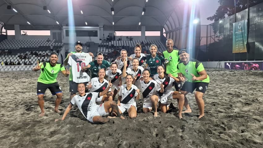 Time de Beach Soccer do Vasco. (Foto: acervo pessoal)