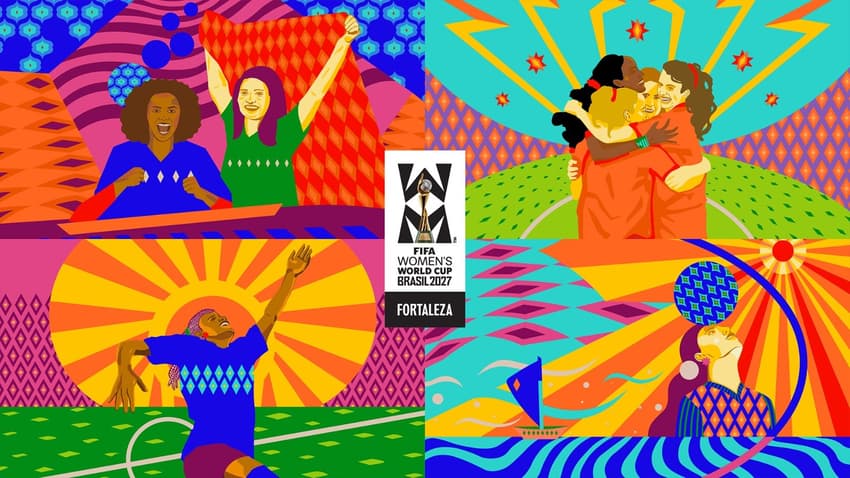 Painel de Fortaleza. (Foto: Fifa/Divulgação)