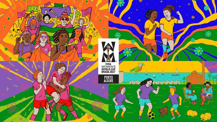 Painel de Porto Alegre. (Foto: Fifa/Divulgação)