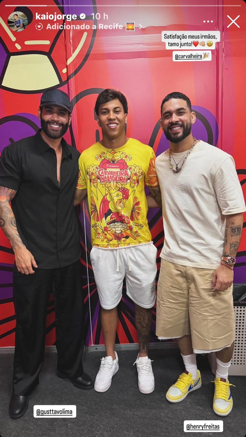 Kaio Jorge em folga (Foto: Reprodução)