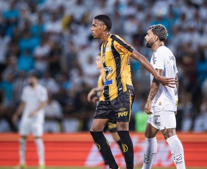Dantas em Novorizontino x Santos pelo Paulistão 2026 (Foto: Divulgação)