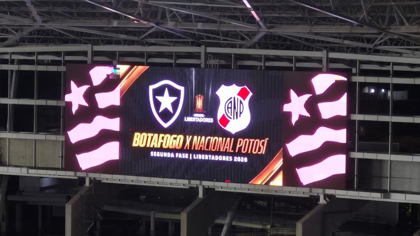 Botafogo x Nacional Potosí pela Libertadores (Foto: Leonardo Bessa/Lance!)