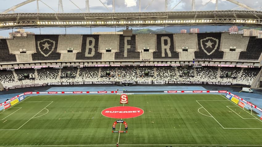 Nilton Santos recebe Botafogo x Boavista pela Taça Rio (Foto: Leonardo Besa/Lance!)