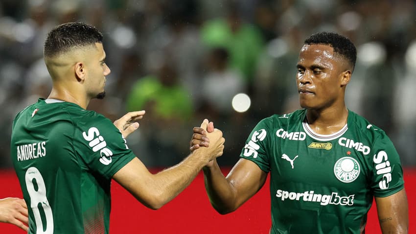 Arias fez sua estreia pelo Palmeiras na classificação contra o Capivariano (Foto: Cesar Greco/Palmeiras/by Canon)