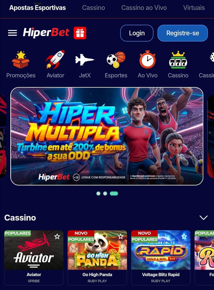 Captura de tela da bet autorizada Hiperbet.