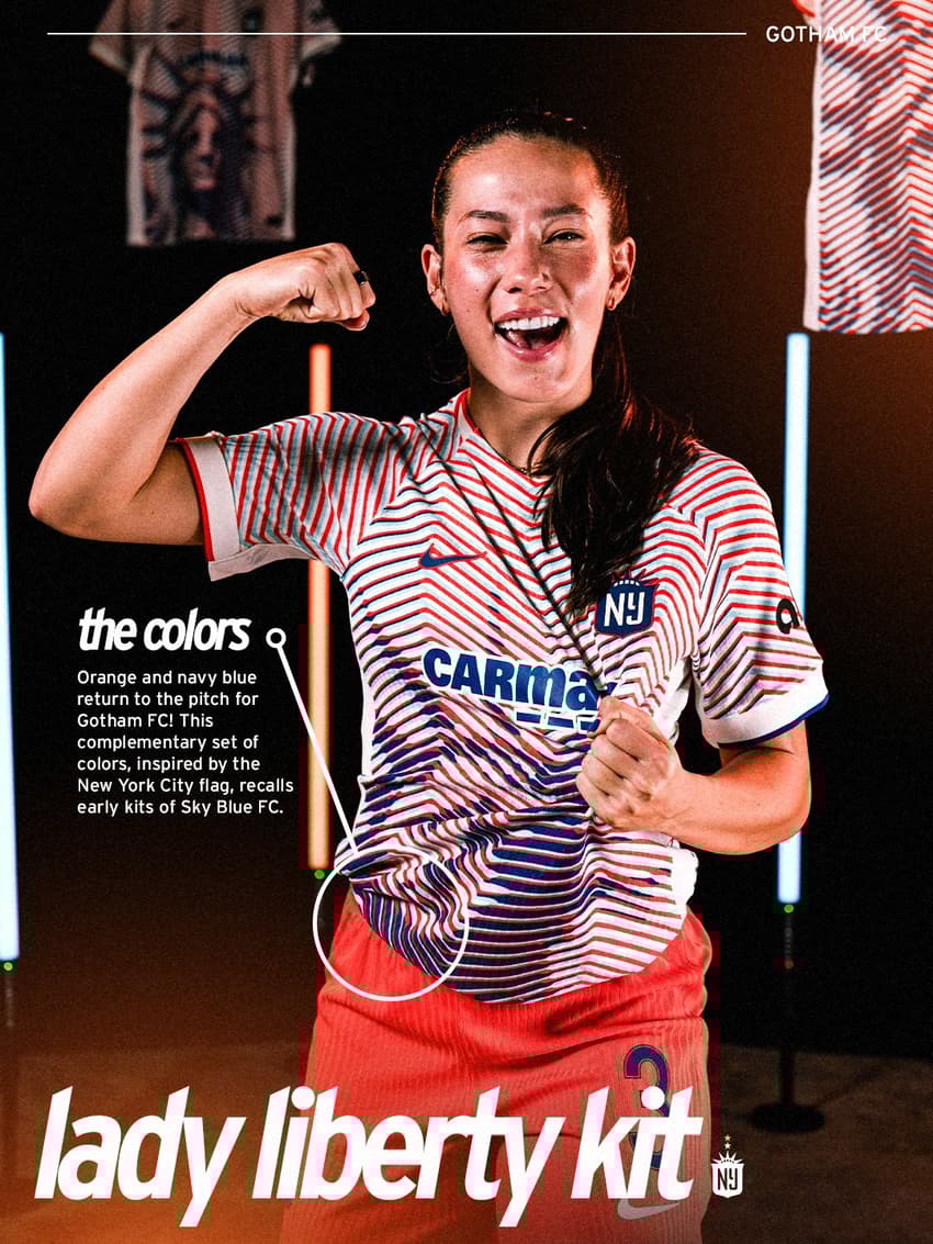 Bruninha, lateral do Gotham FC. 