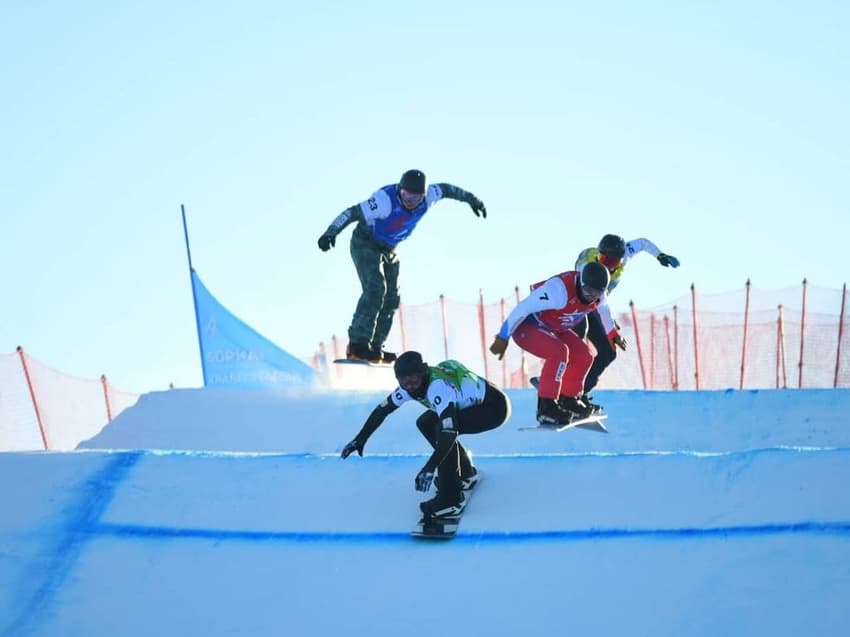 Cameron Bolton, do Snowboard, em competições anteriores (Foto: Reprodução/Instagram)